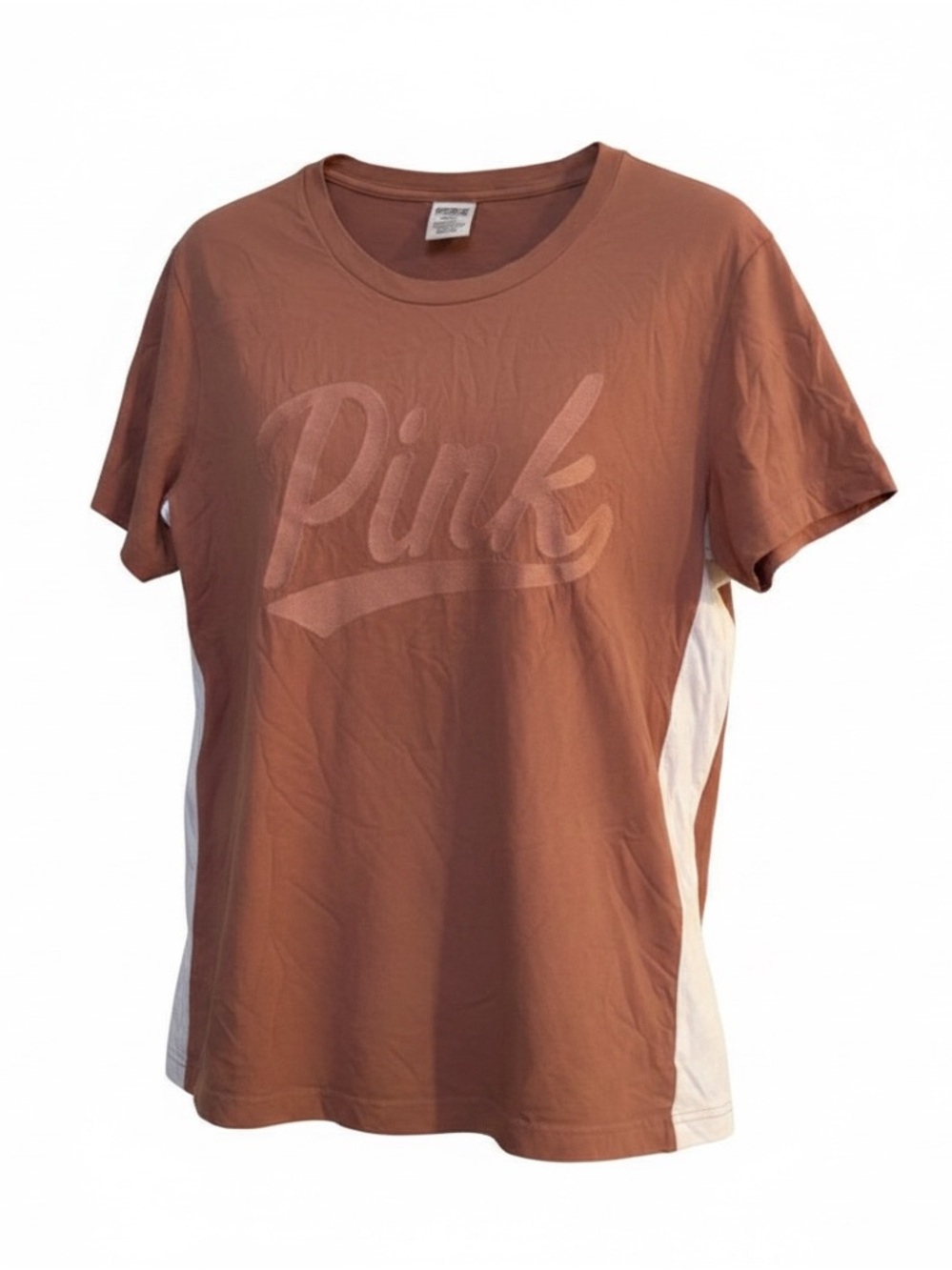 PINK Victoria's Secret Women’s Rust Short-Sleeve Logo Tee